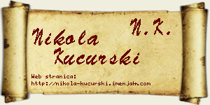 Nikola Kucurski vizit kartica